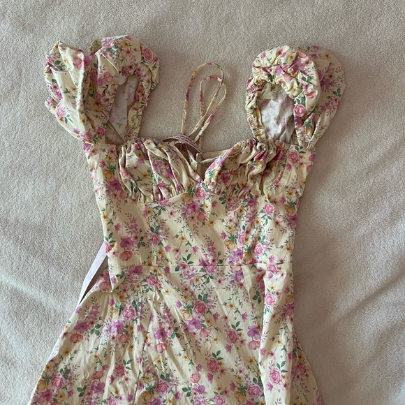 House of CB Tallulah Dress in Lemon - Size Small - Picture 3 of 5